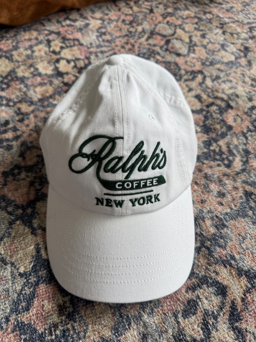 Ralph Lauren Ralph's Coffee New York White Baseball Cap
